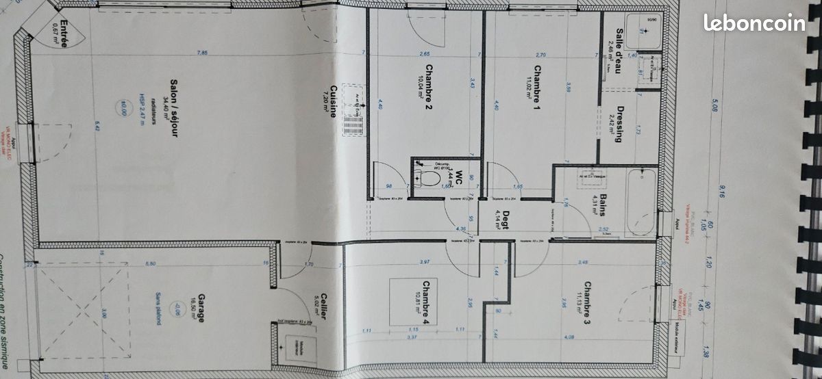 Maison 5 pièces 105 m² · à Vue · 105 m² · 300 000 €