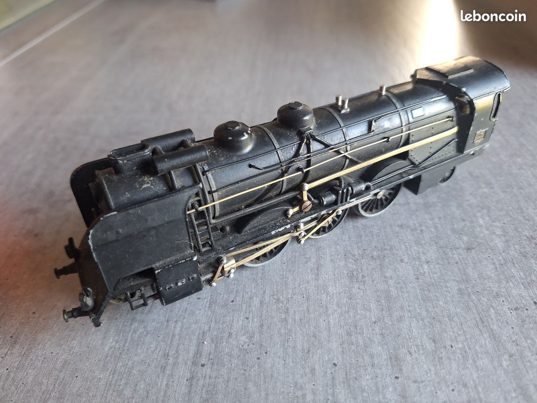 Antal Ho Caisse Tender En Metal Noir Pour Locomotive Type 231 H 3 Rails