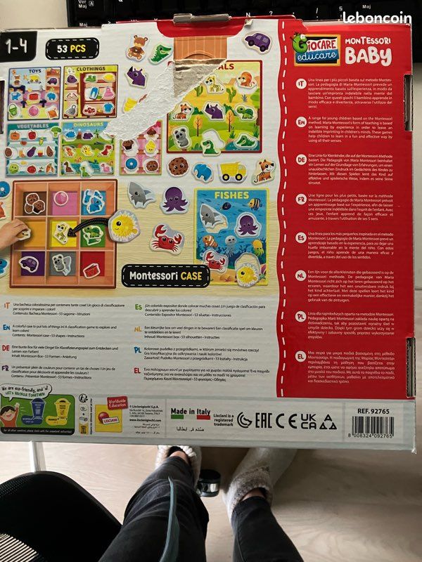 Jeu Montessory baby boîte couleurs (image 2)