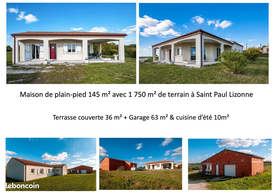 Maison 6 pièces 145 m² · à Saint-Paul-Lizonne · 145 m² · 255 000 €