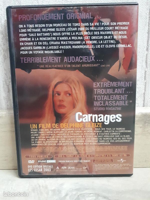 DVD -Carnages - Delphine Gleize / A267 (image 2)