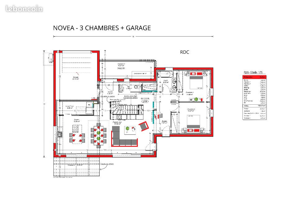 Maison 4 pièces 138 m² (image 14)