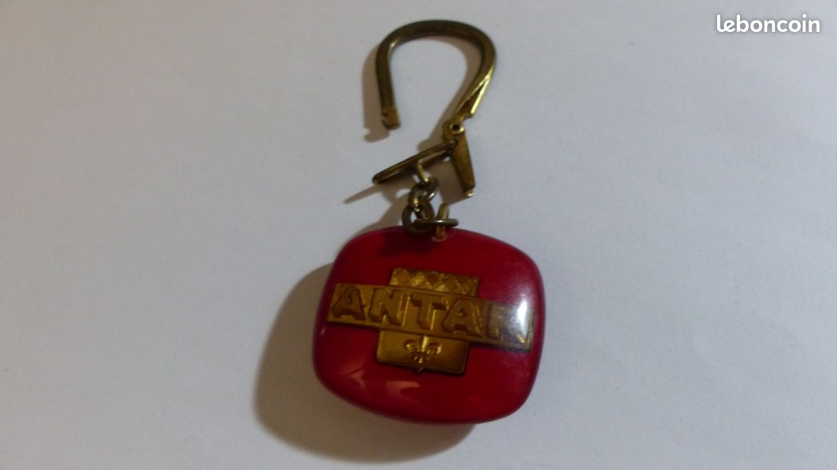 Lot de 2 Porte-clé bourbon ANTAR ovale et carré (image 2)