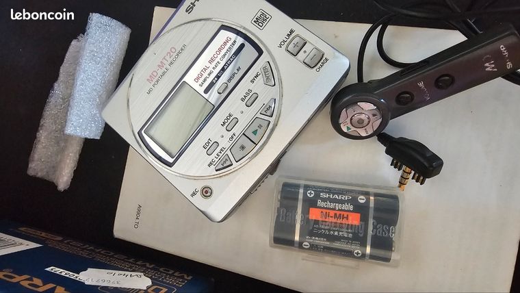 LECTEUR ENREGISTREUR MINIDISC Sharp MD-MT831H(GL) Pour bricoleurs EUR 39,99 - FR