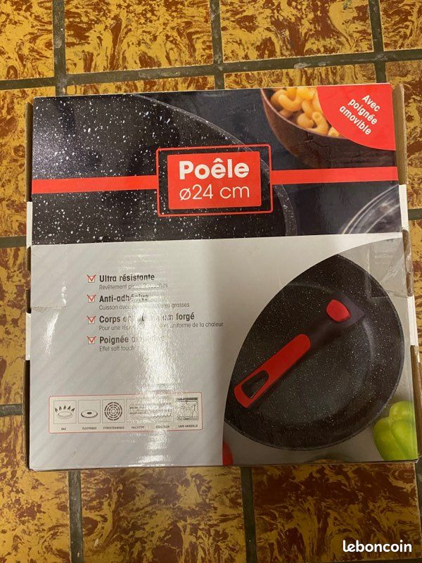 Poêles anti-adhésives 24 et 28cm (image 2)
