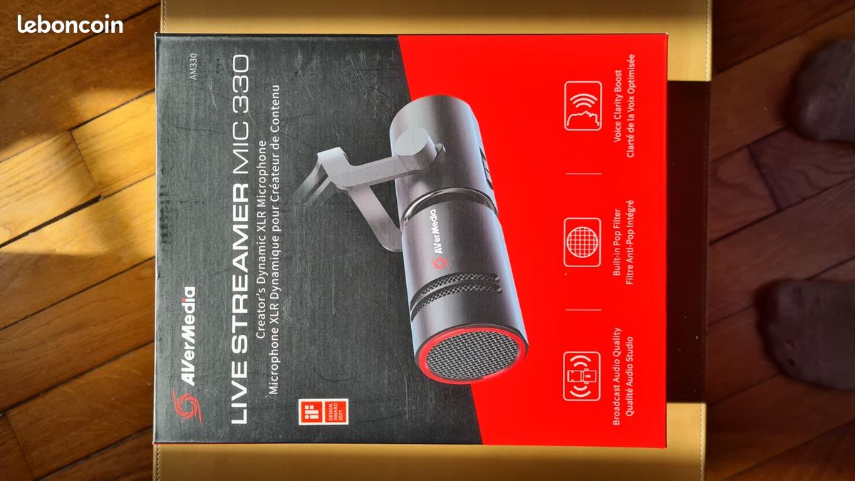 Micro XLR streaming podcast neuf (image 1)
