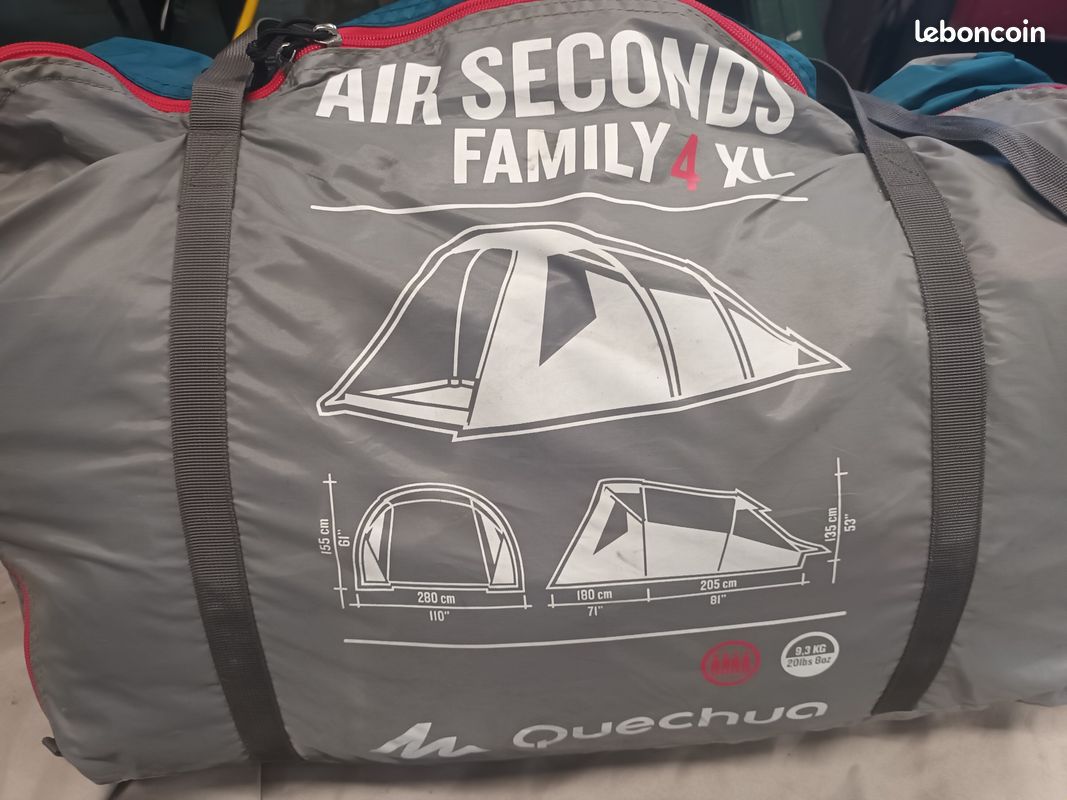 Tente décathlon air second family xl Sport Plein air