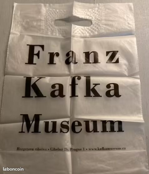 Franz Kafka : 3 Livres Collection De Poche (Journal-Le Procès-La Colonie Pénitentiaire) / 1 Sac Plastique Du Musée Franz Kafka, Prague (36x27 Cm) (image 7)