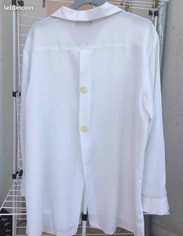 Liquette-surchemise blanc-écru (L/XL) (image 2)