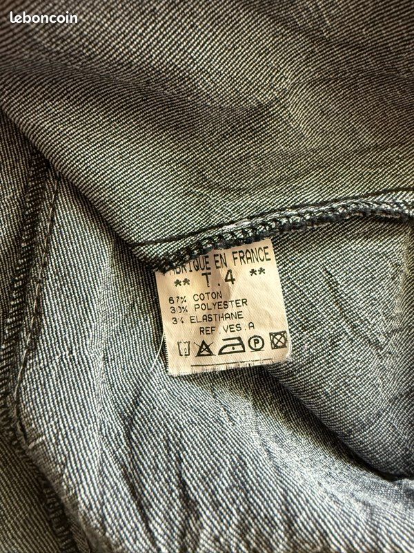 Ensemble veste pantalon taille élastique neuf 44 C&M Paris (image 6)