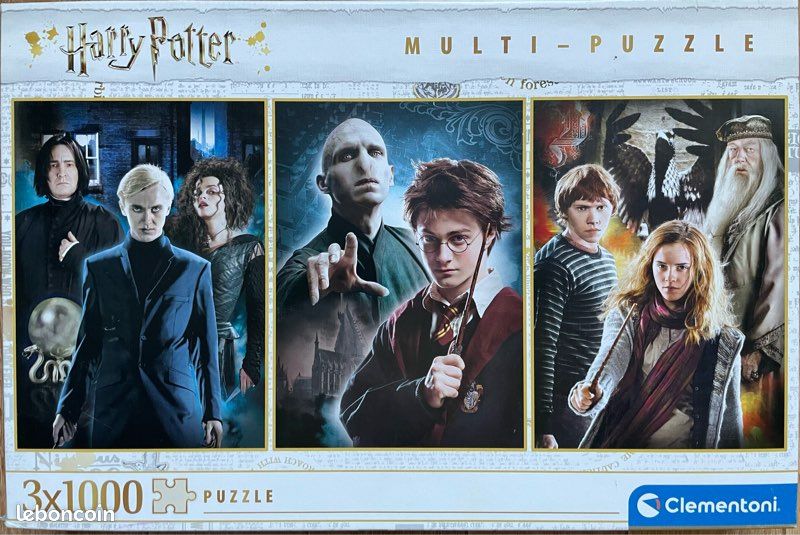 Puzzle Harry Potter x3 1000 pièces (image 1)