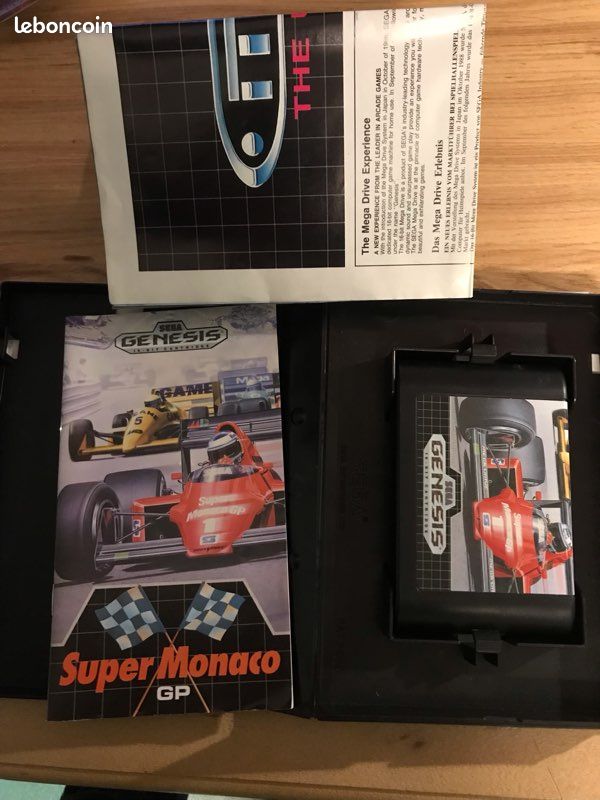 Jeu Super Monaco GP Pour Sega Genesis - Version COMPLÈTE (boîte, Notice) - Bon état - SEGA