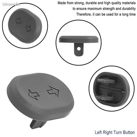 Bouton Clignotant Trottinette G2 F2 Pro Remplacement Noir 2.2x1.6cm