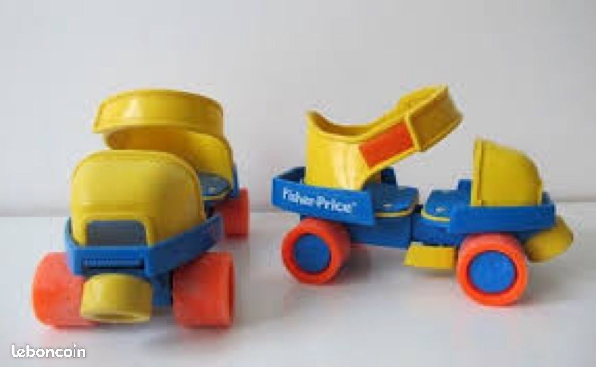 Roulettes Fisher Patines Fisher Patins A Roulette Fisher Price