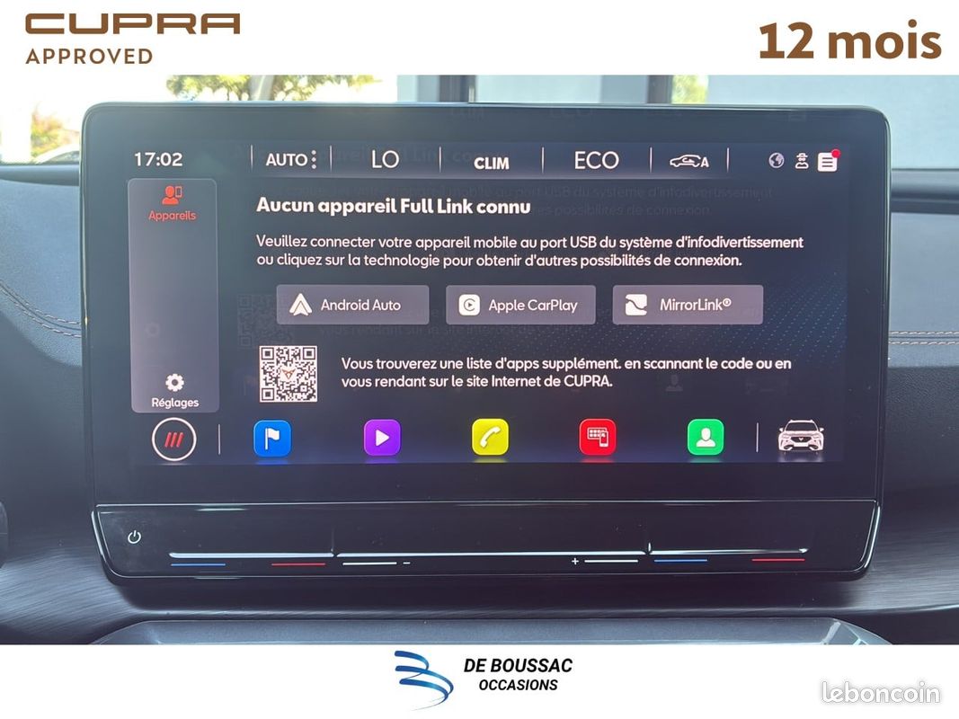 CUPRA Formentor 1.4 e-HYBRID 204 ch DSG6 Business Edition (image 14)