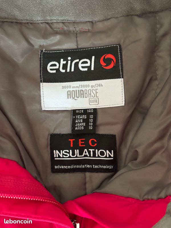 Pantalon ski enfant étirel (image 4)