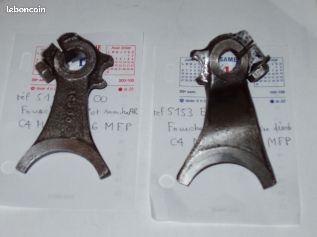 Fourchettes et Axes de fourchette Citroën C4 - C6 MFP années 1930 (image 2)