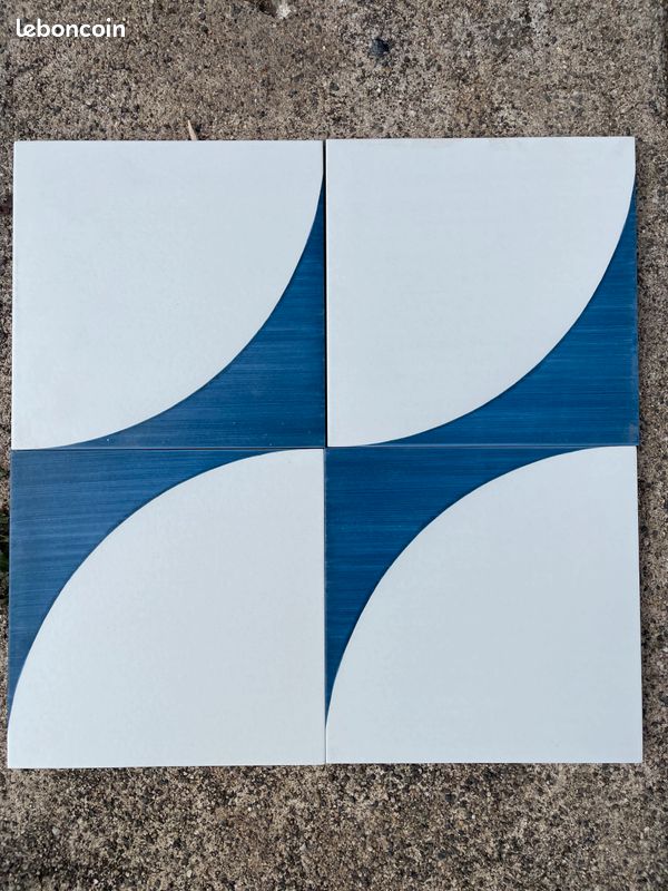 Carrelage pour une pièce 16 m2 Marazzi tappeto blu 2 b sol/revêtement (image 4)