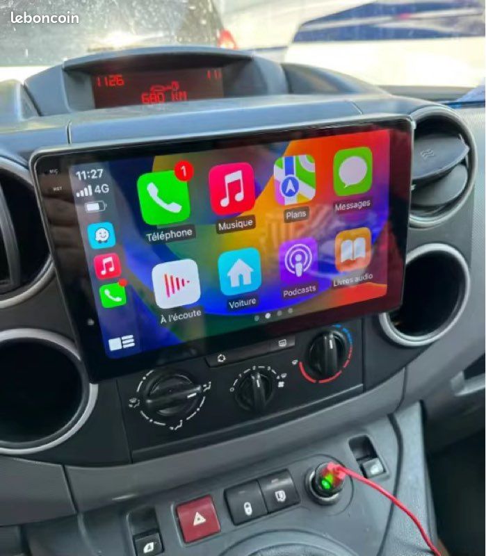CarPlay autoradio Peugeot partner expert Citroën berlingot jumpy (image 4)