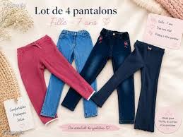 Lot plusieurs pantalons fille 6-7 ans (image 1)