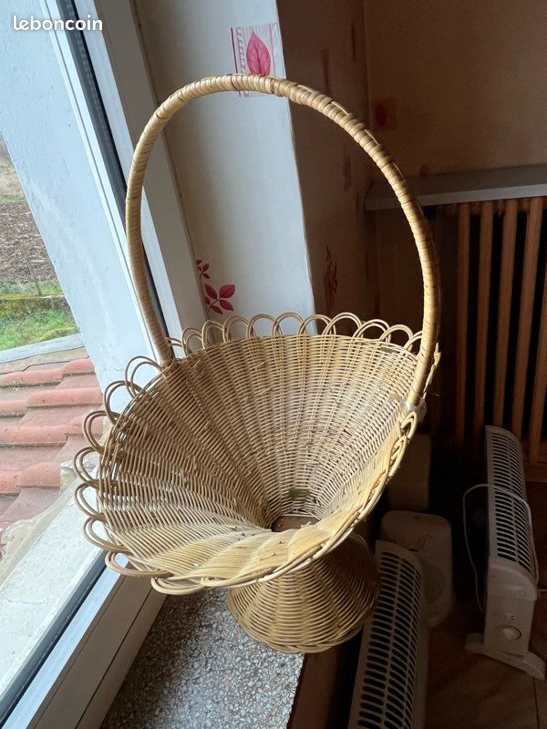 Petit et beau Panier ancien Osier old French basket good
