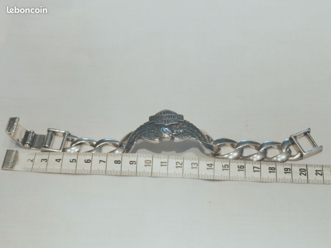 Bracelet Harley Davidson en argent 925 (image 6)
