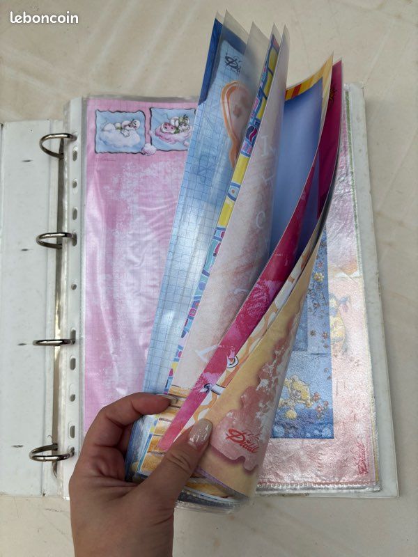 Lot collection feuilles Diddl (image 1)
