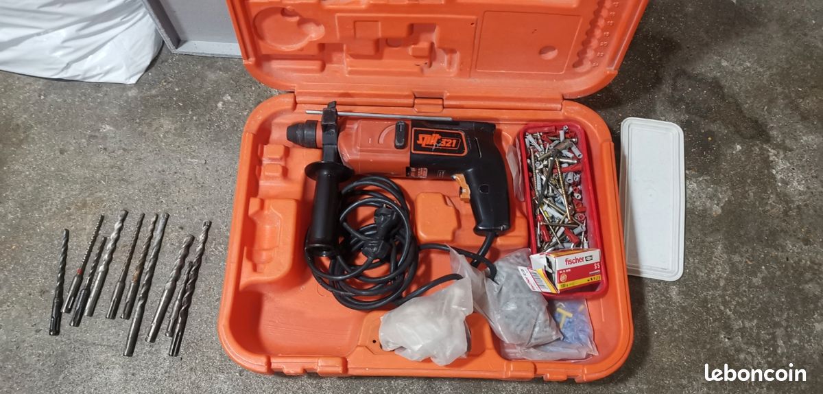 Bonjour je vends perceuse perforateur spit 321 SDS avec deux Trois Forêts (image 1)
