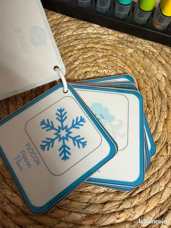Imagier de l'hiver Montessori (image 3)