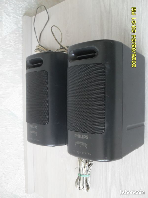 Paire d'enceintes satellites de bar/salon Philips Surround Sound (image 10)