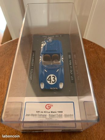 Miniature Voiture GCAM 1/43 - Salmson #41 24h Du Mans 1956 (Edition Limitée)