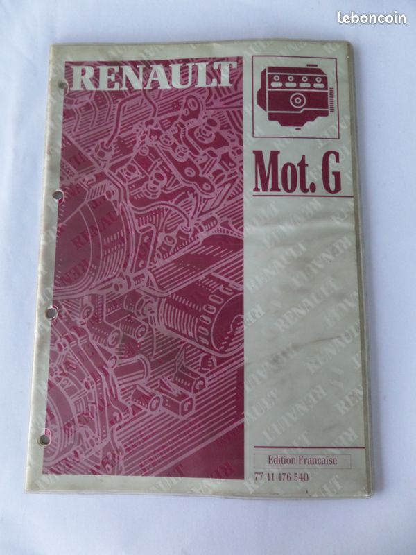 Manuel de reparation pour moteur 4cyl fonte diesel mot G8T (image 1)