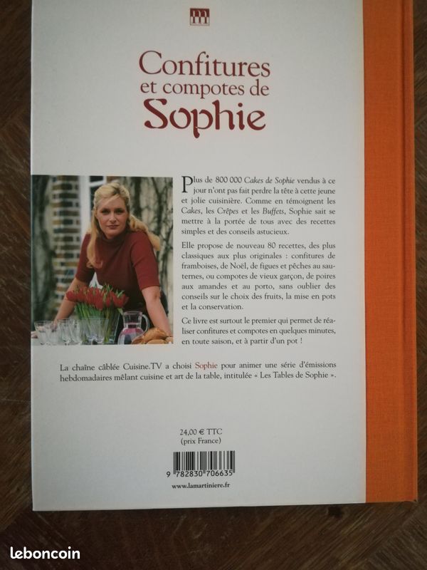 Livre : confitures et compotes de Sophie Dudemaine (image 2)