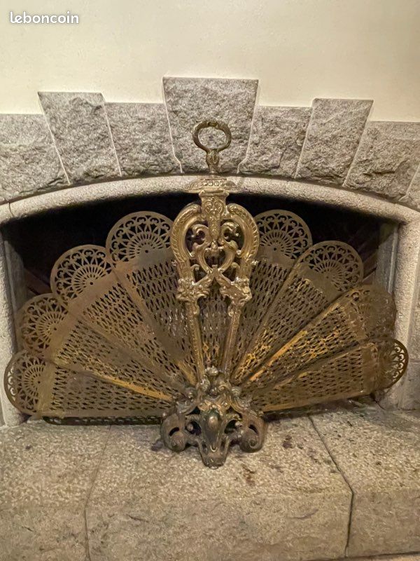 Pare feu éventail bronze (image 1)