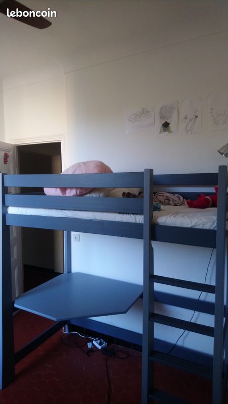 Lit mezzanine spécial petite chambre - Lit 170cm (image 1)