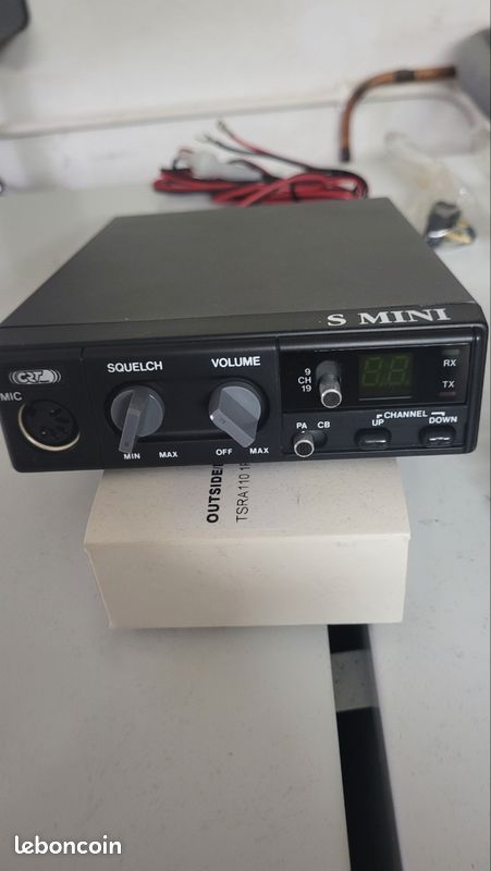 CRT S Mini - Station Radio CB 40 Canaux AM (occasion, Jamais Montée)