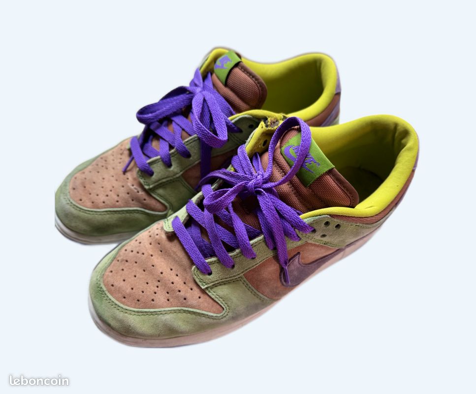 Nike Dunk 44 (vert/violet) (image 1)