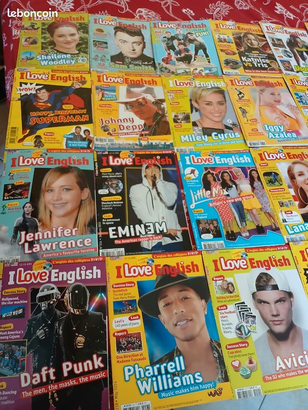 Magazines I love English de 2013 à 2017 (image 1)