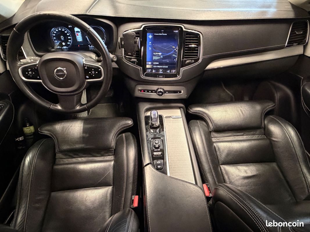 VOLVO XC90 T8 TWIN ENGINE 320Ch + 87CH INSCRIPTION LUXE GEARTRONIC 7 PLACES TOIT OUVRANT PANORAMIQUE (image 14)