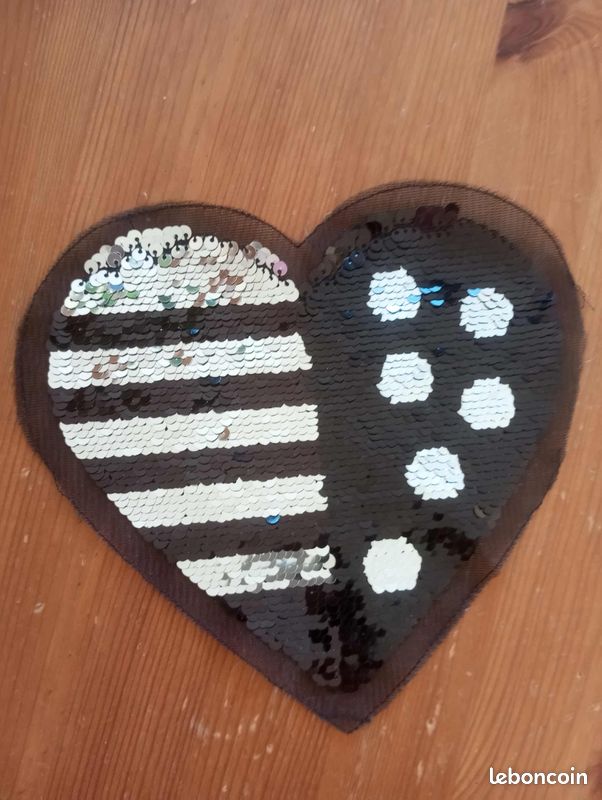 Lot de patch à coudre en sequin réversible (image 6)