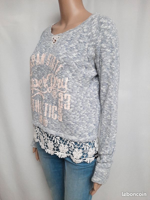 Pull Femme Pull Super Dry Pull Femme SUPERDRY Studios Chunky Col