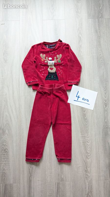 Vêtements Pyjama Noel Garcon Sergent Major Pyjama Rouge éponge