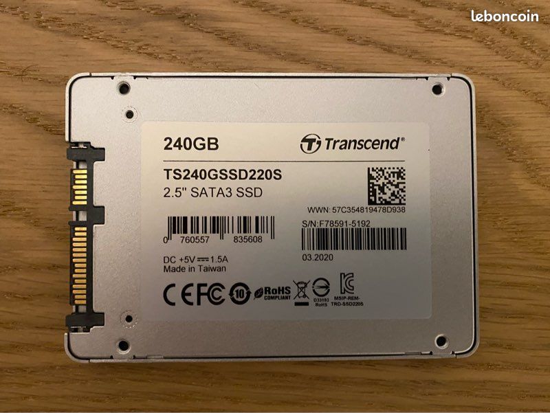 Disque dur SSD 240 Go Transcend (image 2)