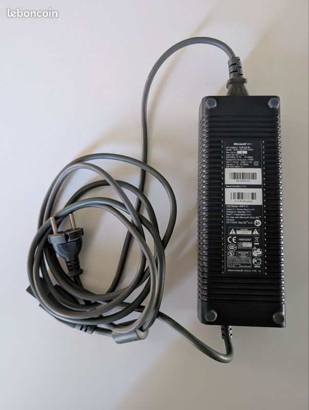 Bloc D'alimentation Officiel Microsoft Pour Xbox 360 - Occasion