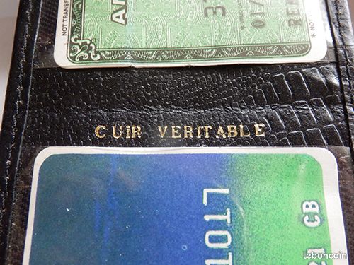 NEUF : PORTE-CARTES bancaire - Cuir (image 3)