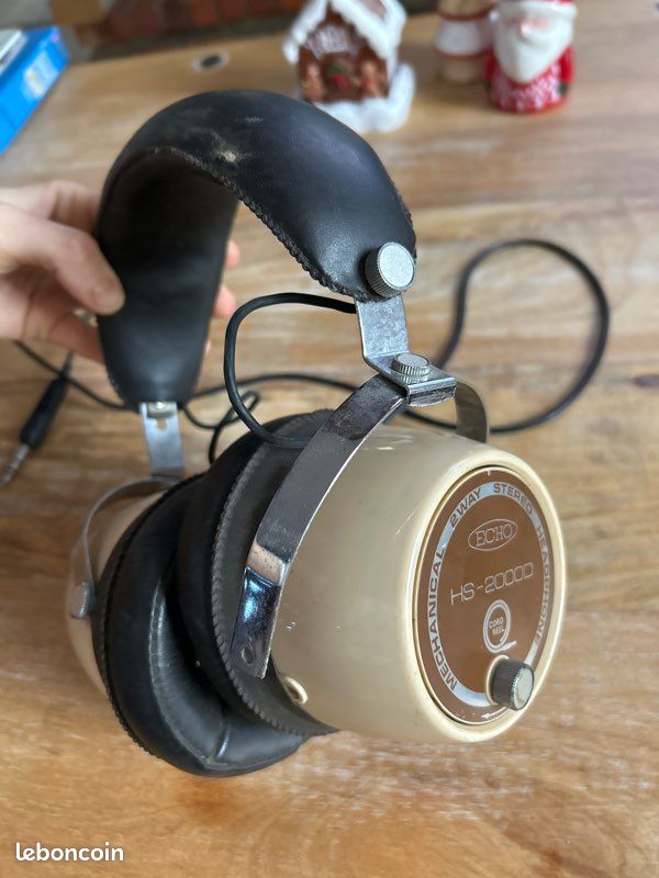 Casque stéréo vintage LESLIE W2 avec boite | eBay
