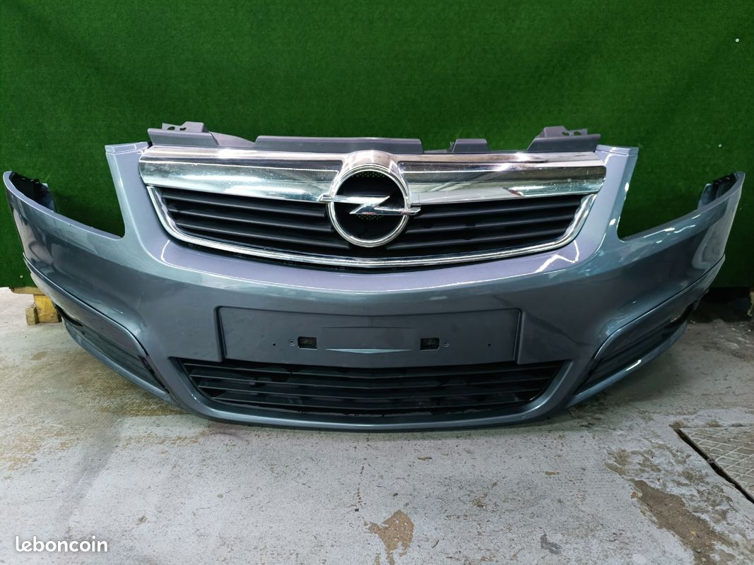 Grille De Pare-Choc Avant Gauche Avec Trou Anti-Brouillard - Compatible Opel Zafira B Phase 1 2005-2007