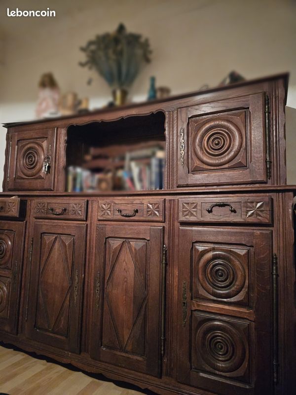 Buffet en bois massif (image 2)