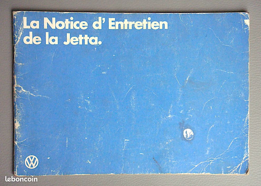 Livret Notice Carnet VW Jetta 1982 (image 1)