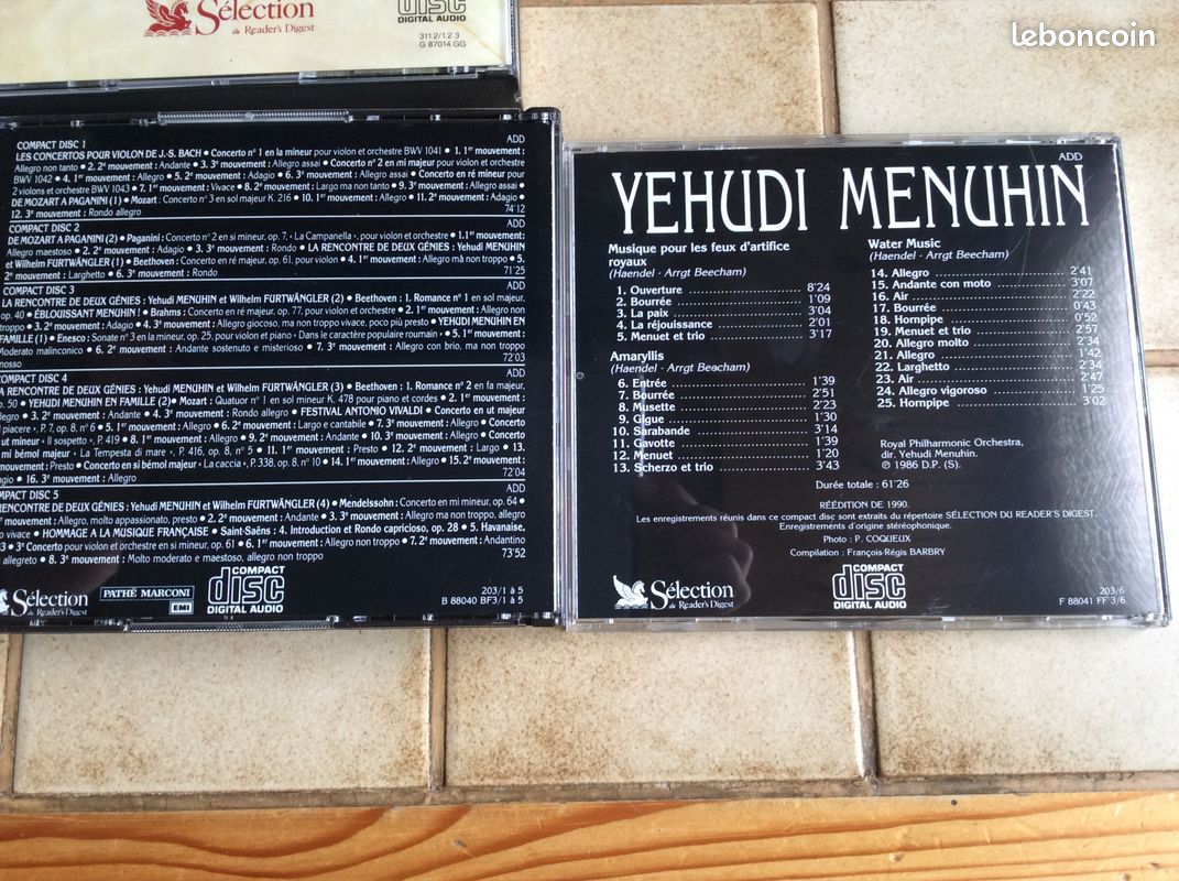 Classiques verdi mozart yehudi menuhim fi94 (image 3)